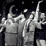 cast of cowardy custard at tacoma actors guild
